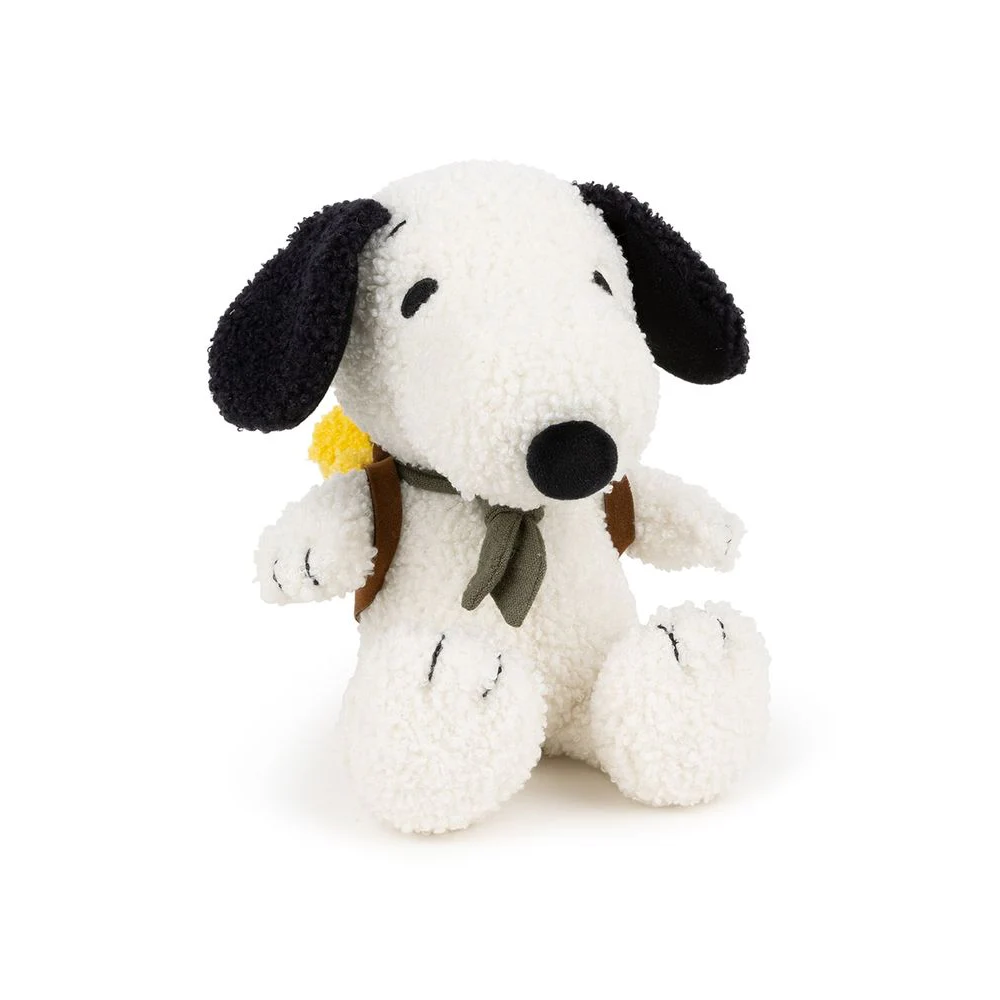 NEW Peanuts Snoopy Plush Doll- Backpack with Woodstock 8"