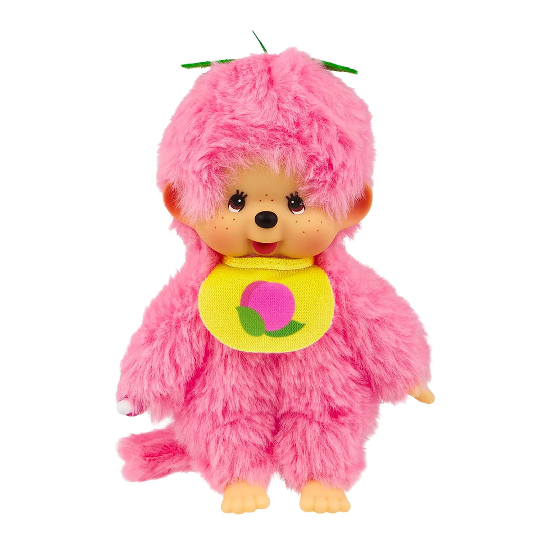 Monchhichi Fruit Color Peach Pink Plush Doll