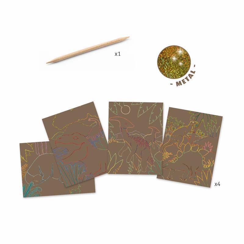 NEW Dinosaurs Scratch Cards