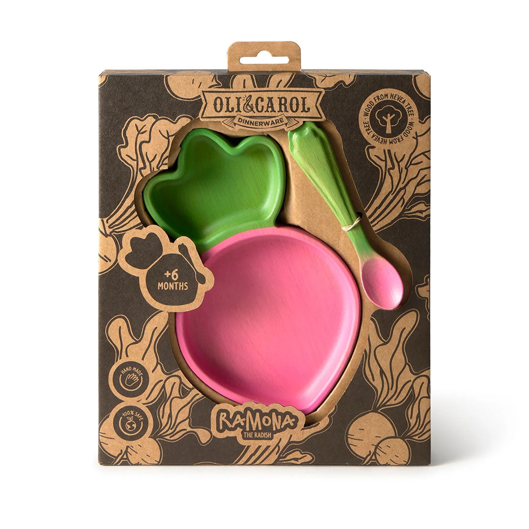 NEW Ramona the Radish Dining Set