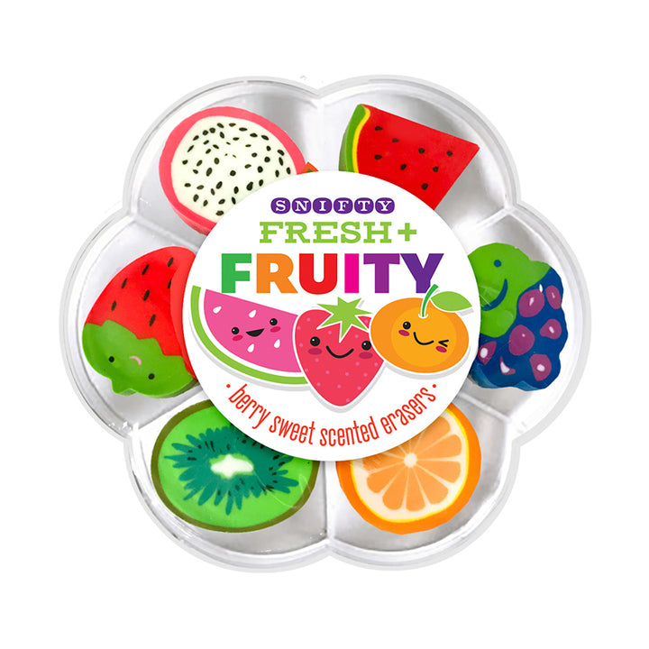 NEW Scented Eraser Set- Fresh & Fruity