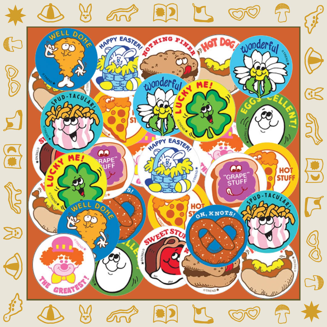 NEW Retro Scratch and Sniff Stinky Stickers- Available in Different Scents