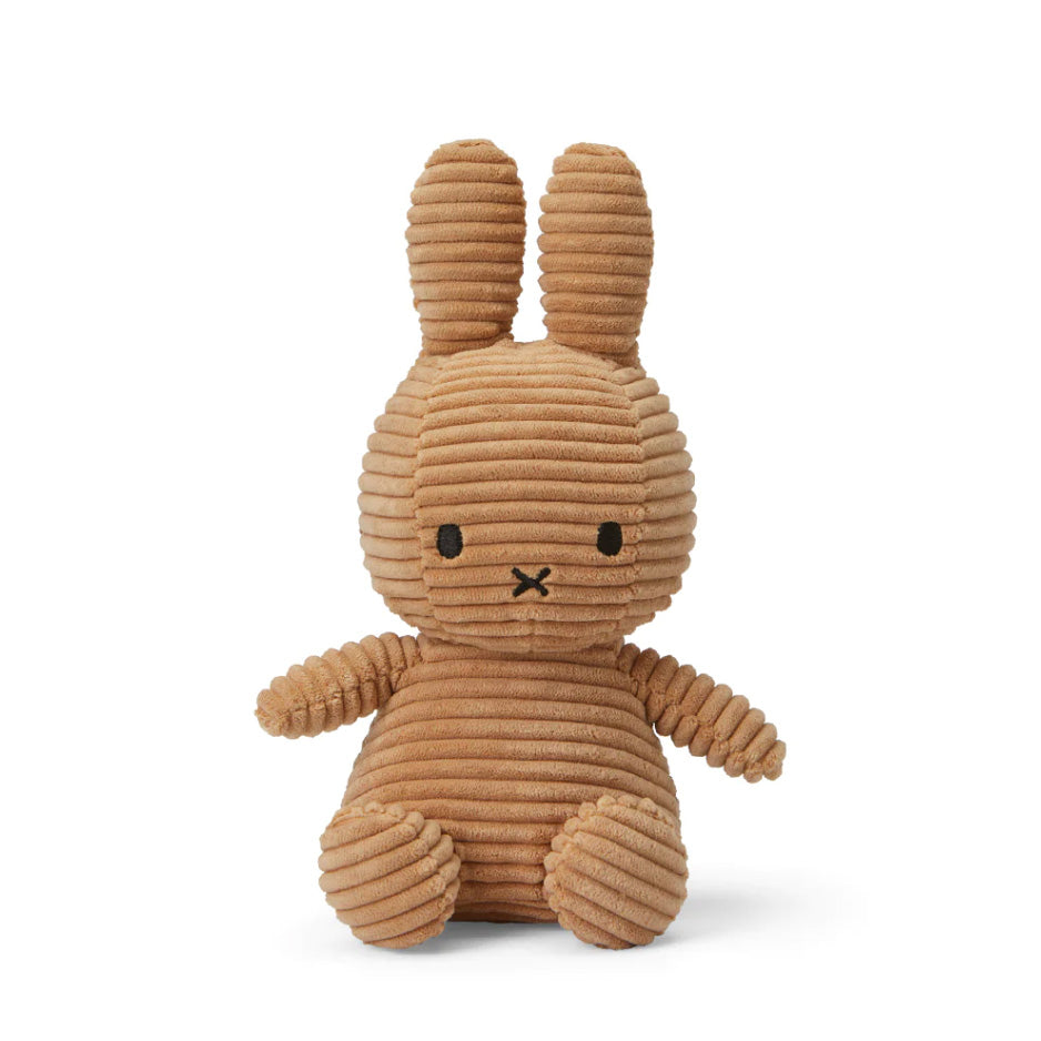 NEW Miffy Corduroy Plush Doll - 9" Beige