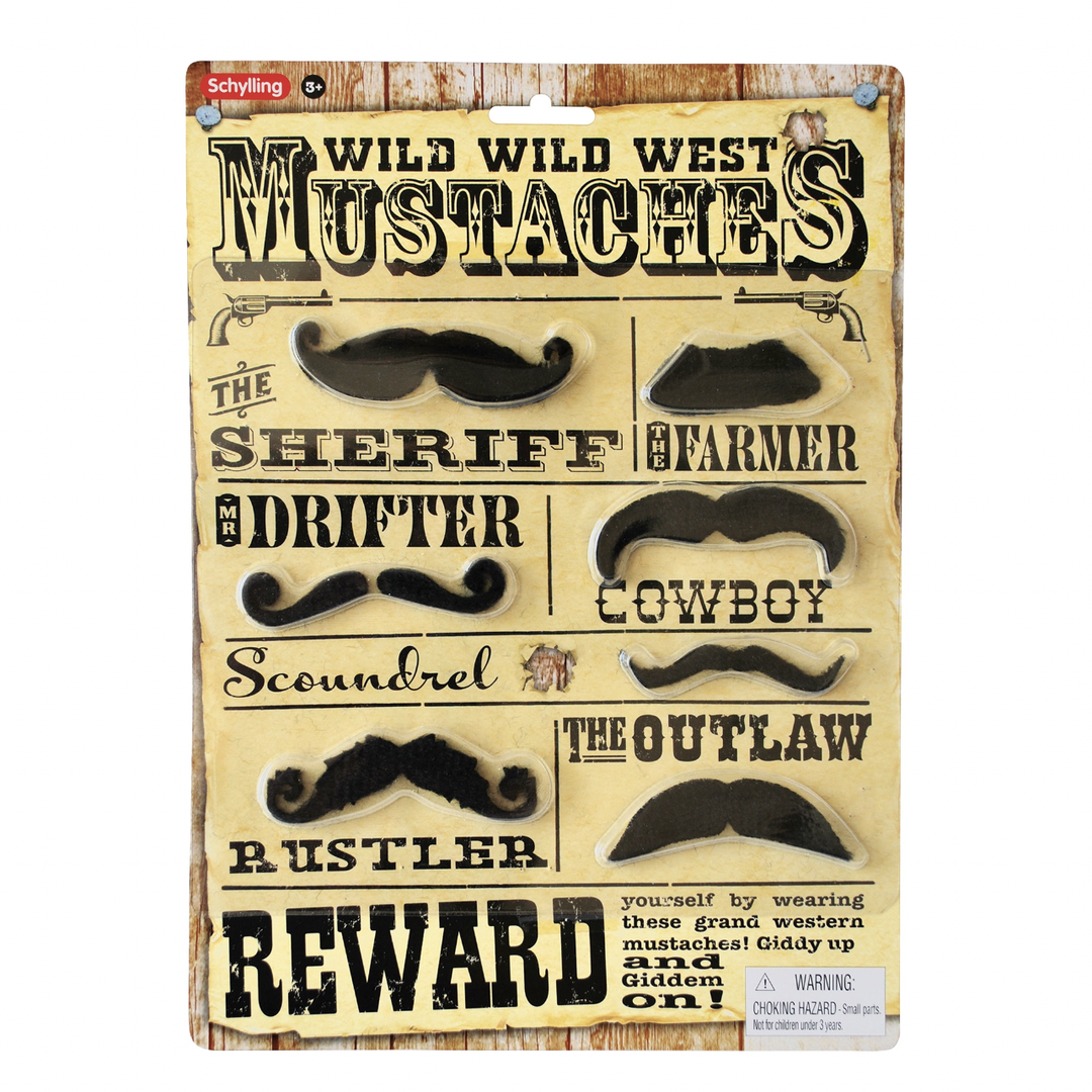 NEW Western Mustaches Set