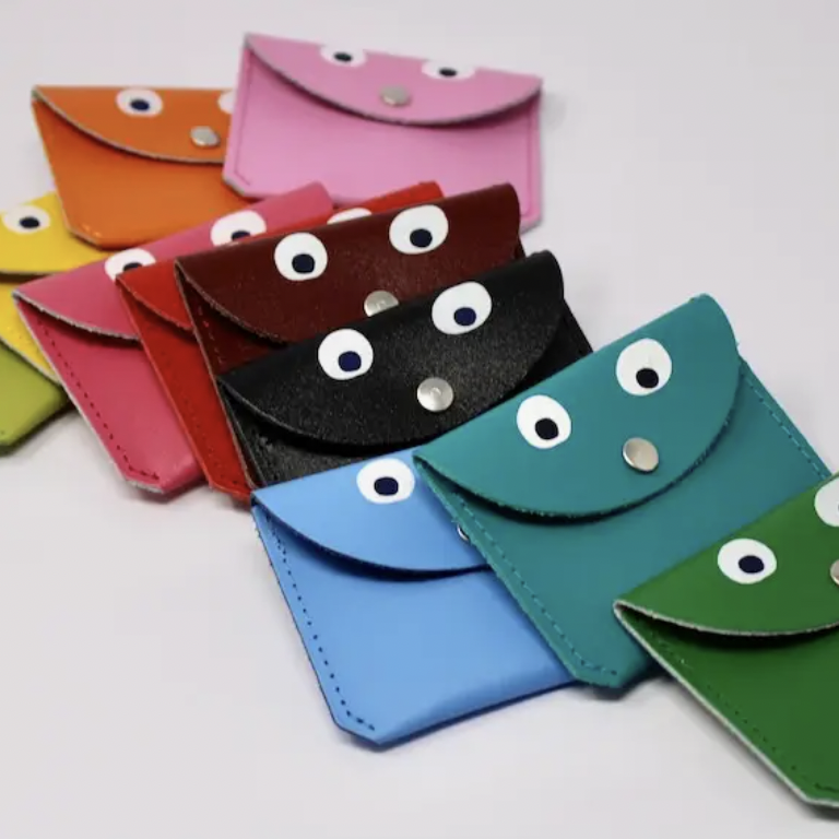 NEW Googly Eye Teeny Tiny Coin Purse- Available in Several Colors