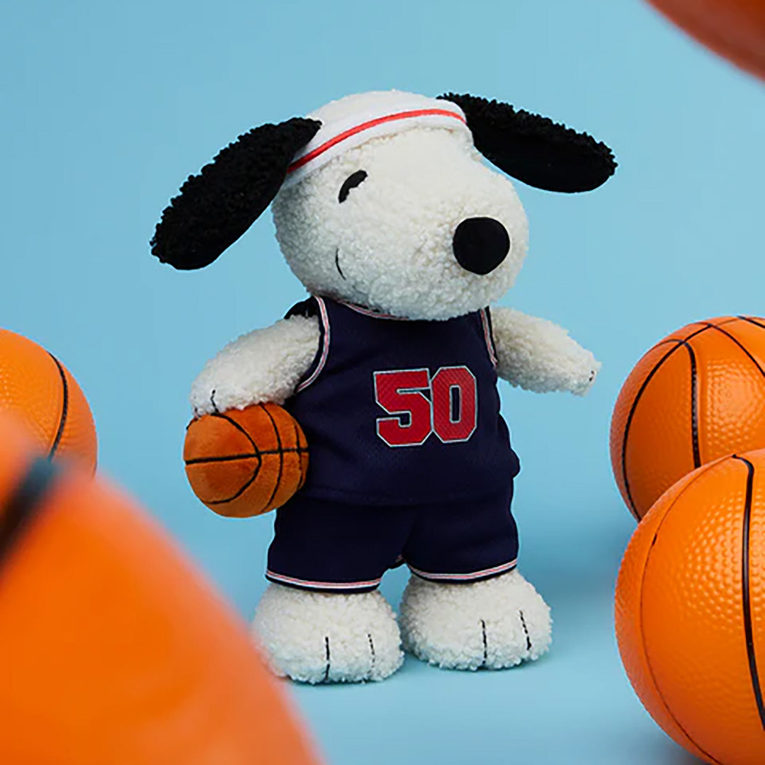 Peanuts Snoopy Plush Doll- Basketball Snoopy 9"
