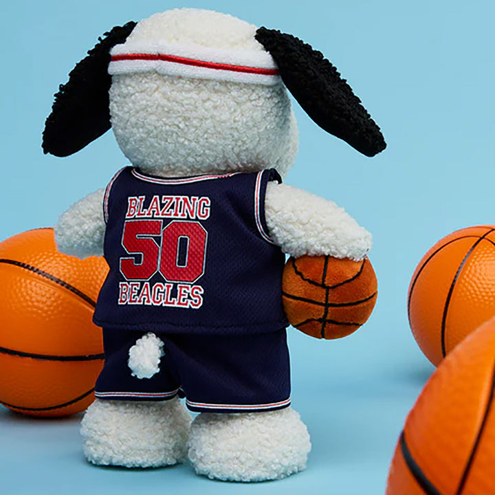 Peanuts Snoopy Plush Doll- Basketball Snoopy 9"