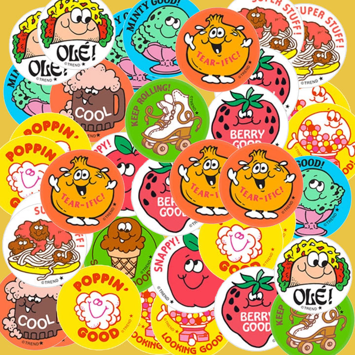 NEW Retro Scratch and Sniff Stinky Stickers- Available in Different Scents