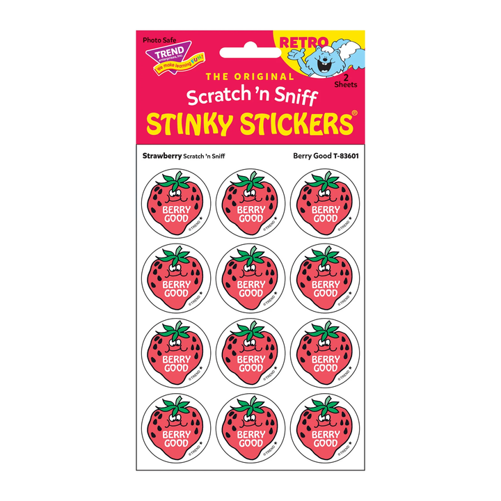 NEW Retro Scratch and Sniff Stinky Stickers- Available in Different Scents