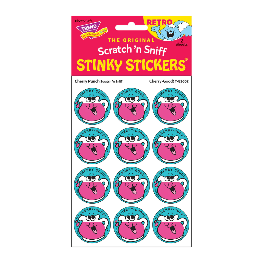 NEW Retro Scratch and Sniff Stinky Stickers- Available in Different Scents