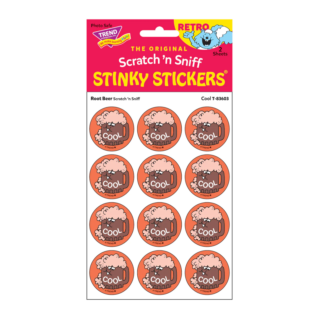 NEW Retro Scratch and Sniff Stinky Stickers- Available in Different Scents