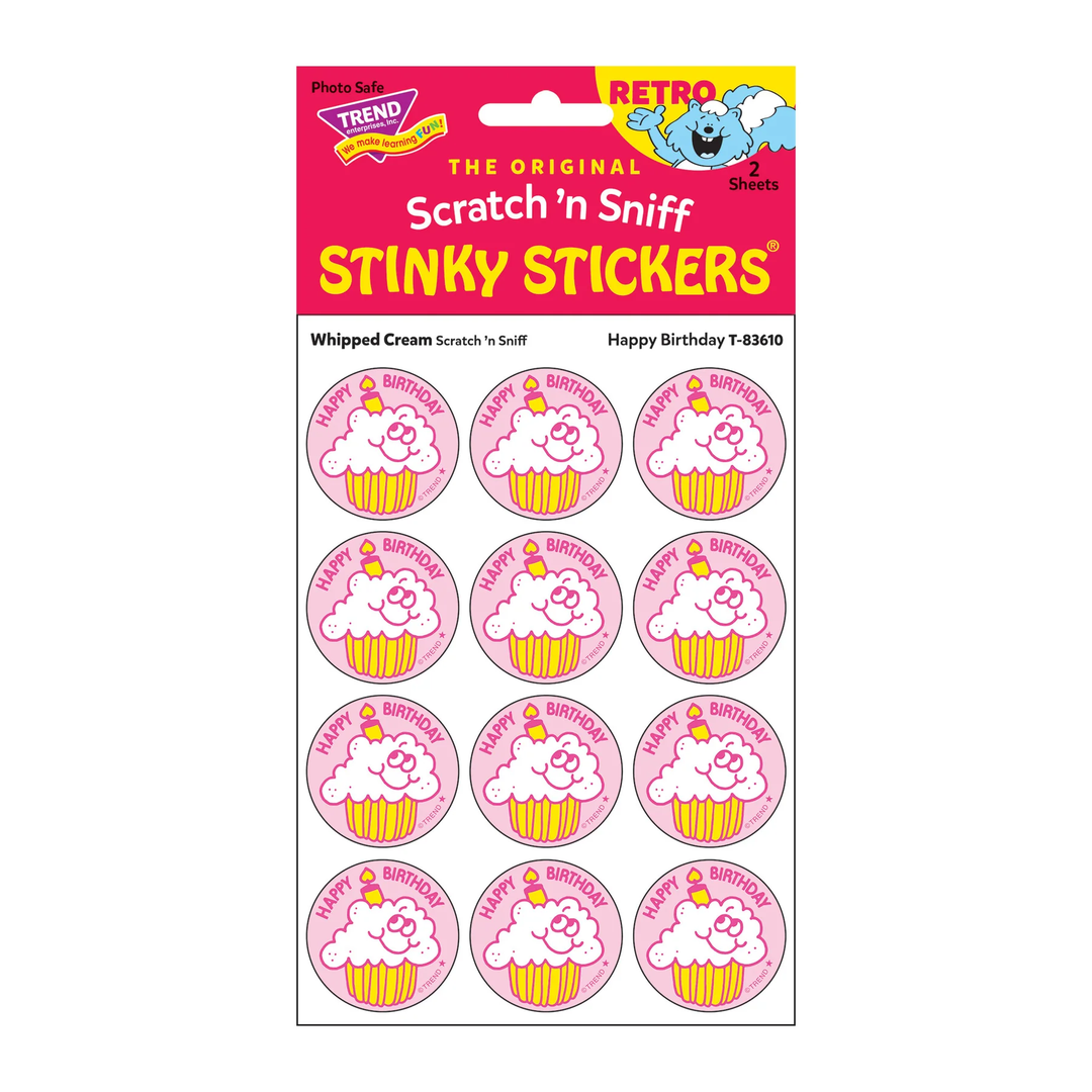 NEW Retro Scratch and Sniff Stinky Stickers- Available in Different Scents
