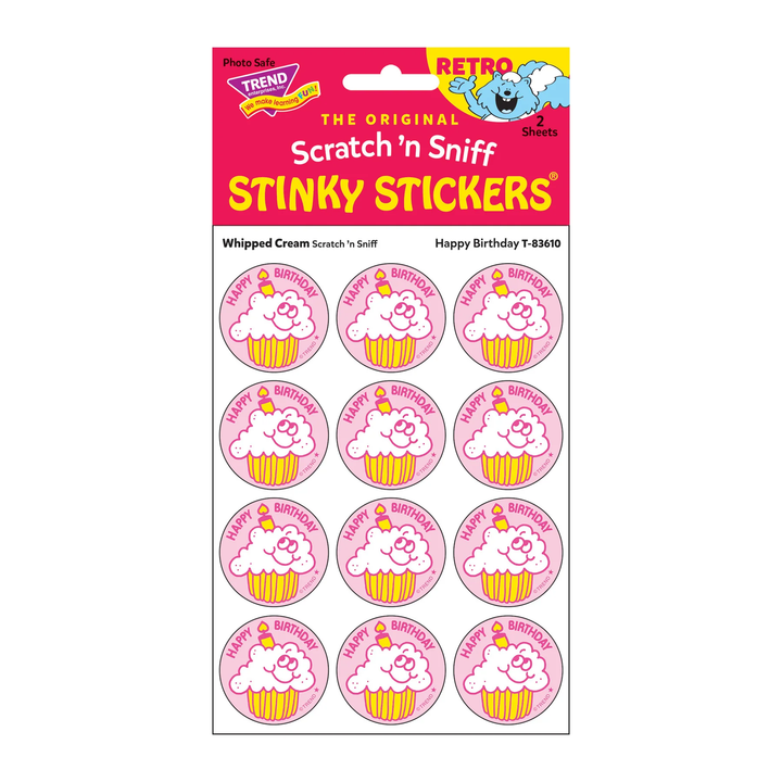 NEW Retro Scratch and Sniff Stinky Stickers- Available in Different Scents