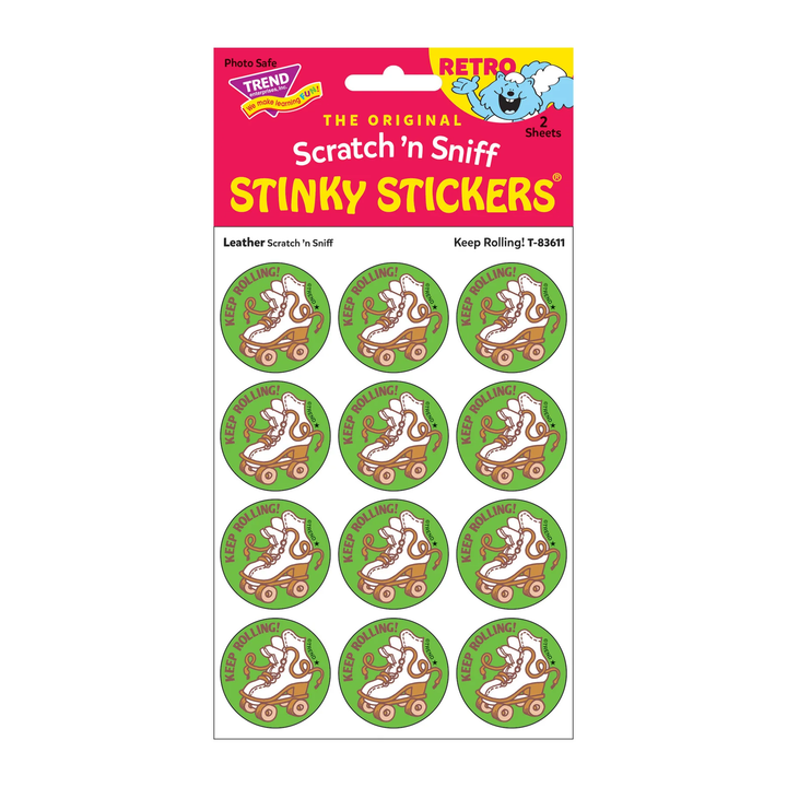 NEW Retro Scratch and Sniff Stinky Stickers- Available in Different Scents