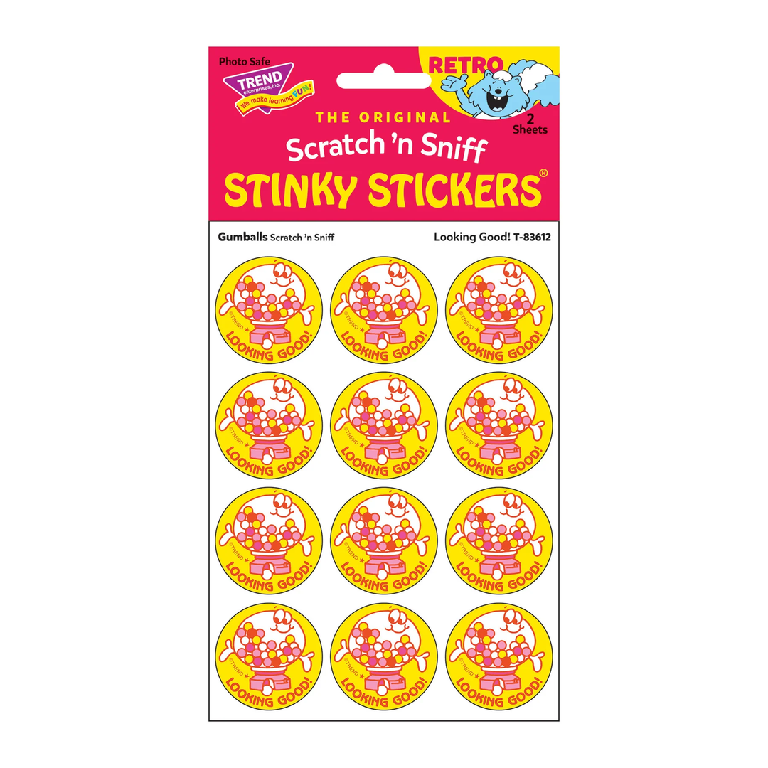 NEW Retro Scratch and Sniff Stinky Stickers- Available in Different Scents