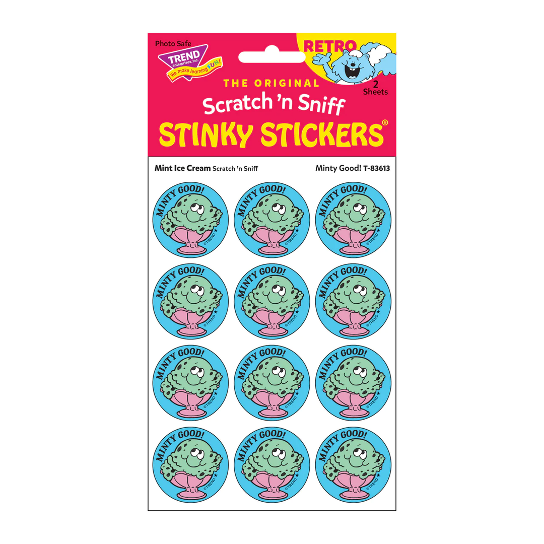 NEW Retro Scratch and Sniff Stinky Stickers- Available in Different Scents