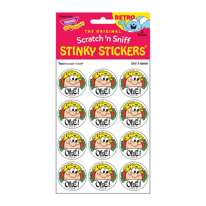 NEW Retro Scratch and Sniff Stinky Stickers- Available in Different Scents
