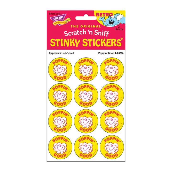 NEW Retro Scratch and Sniff Stinky Stickers- Available in Different Scents