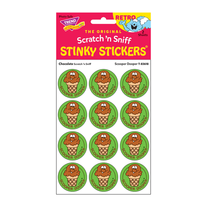 NEW Retro Scratch and Sniff Stinky Stickers- Available in Different Scents
