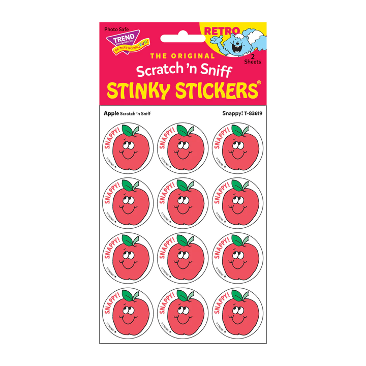 NEW Retro Scratch and Sniff Stinky Stickers- Available in Different Scents