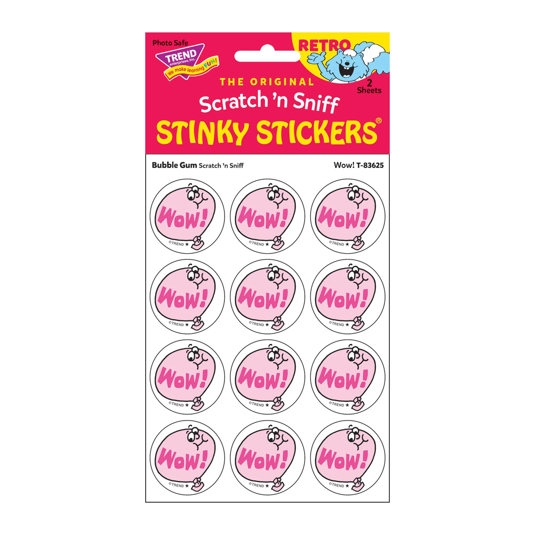 NEW Retro Scratch and Sniff Stinky Stickers- Available in Different Scents