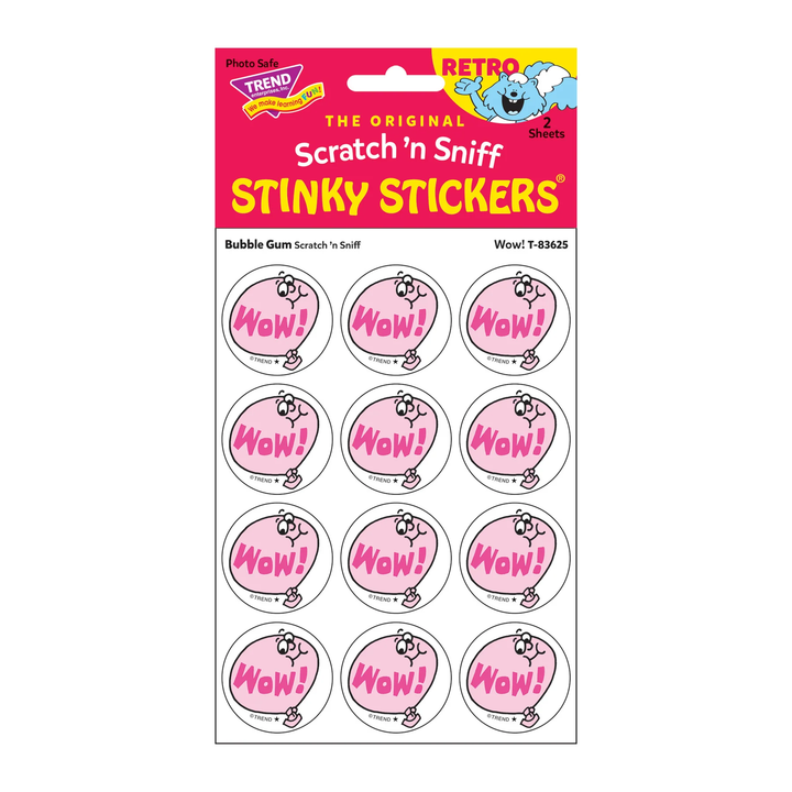 NEW Retro Scratch and Sniff Stinky Stickers- Available in Different Scents