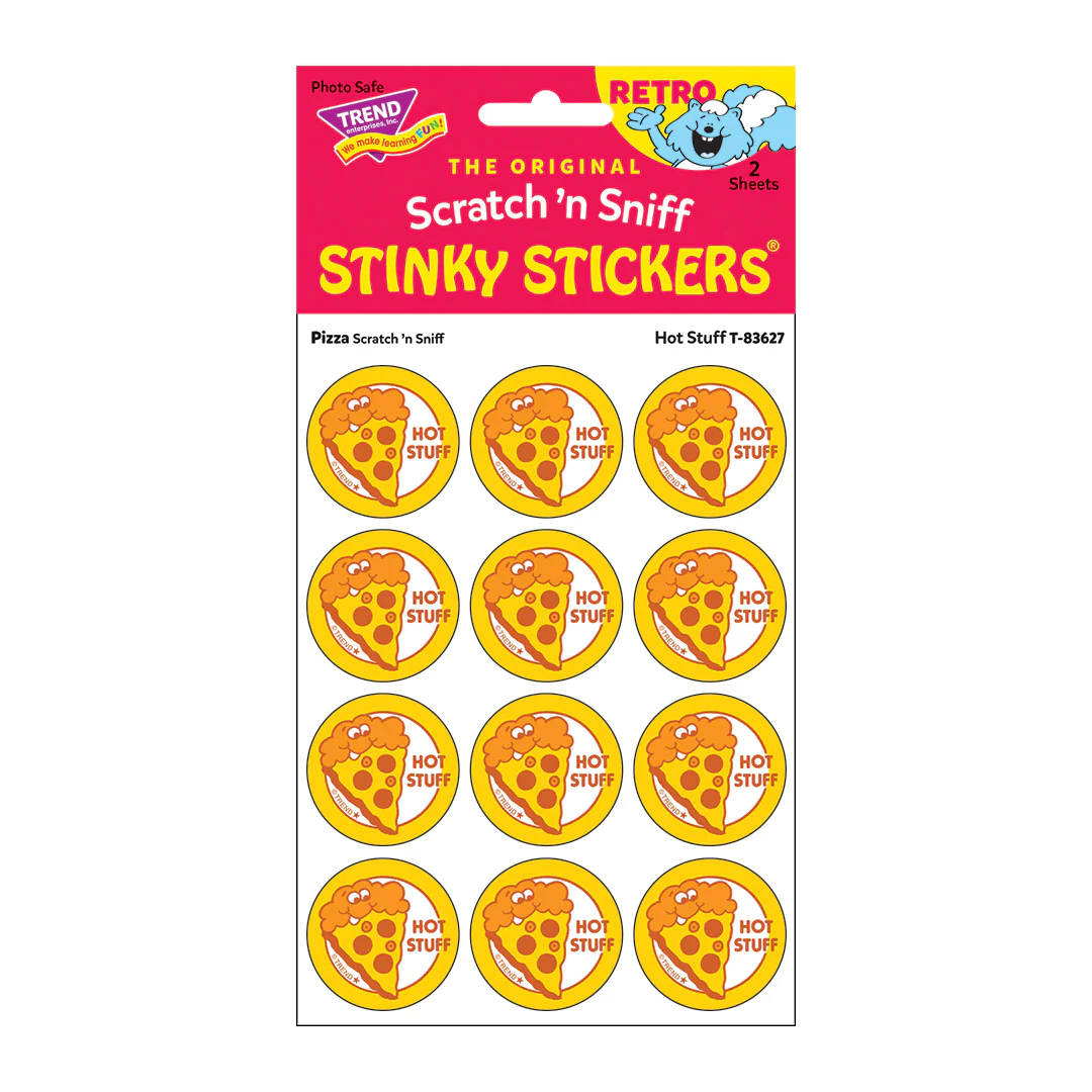 NEW Retro Scratch and Sniff Stinky Stickers- Available in Different Scents