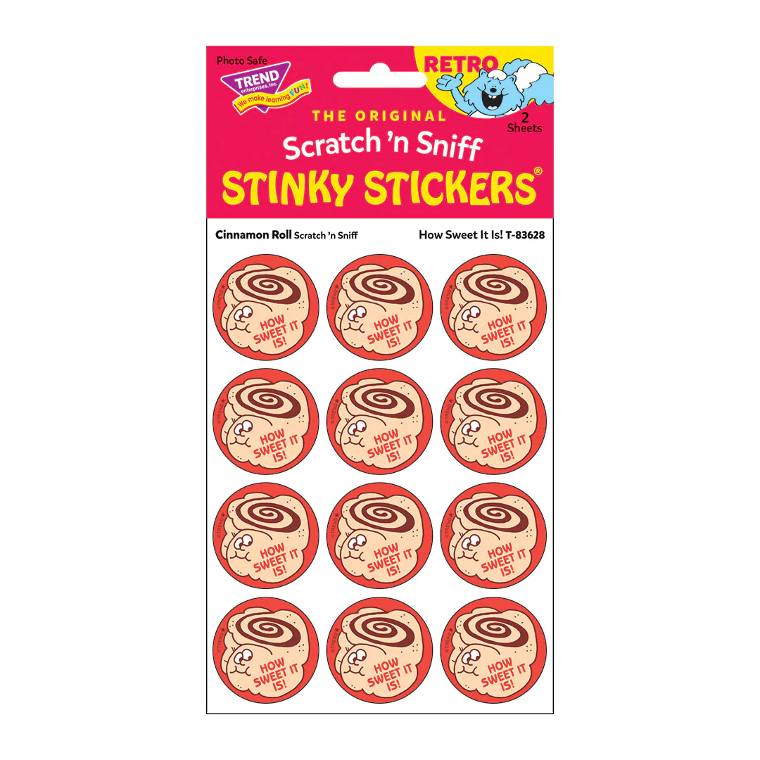 NEW Retro Scratch and Sniff Stinky Stickers- Available in Different Scents