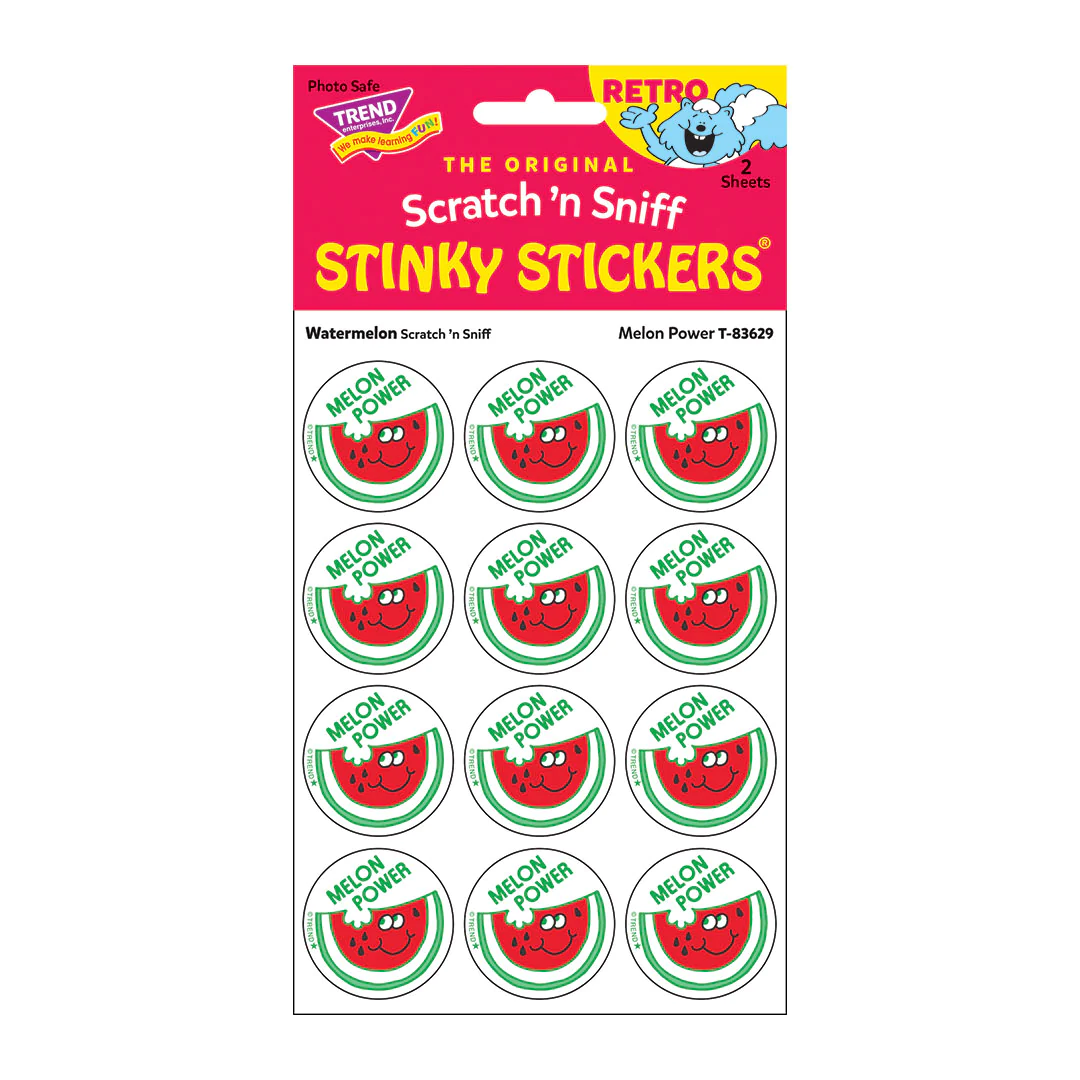 NEW Retro Scratch and Sniff Stinky Stickers- Available in Different Scents