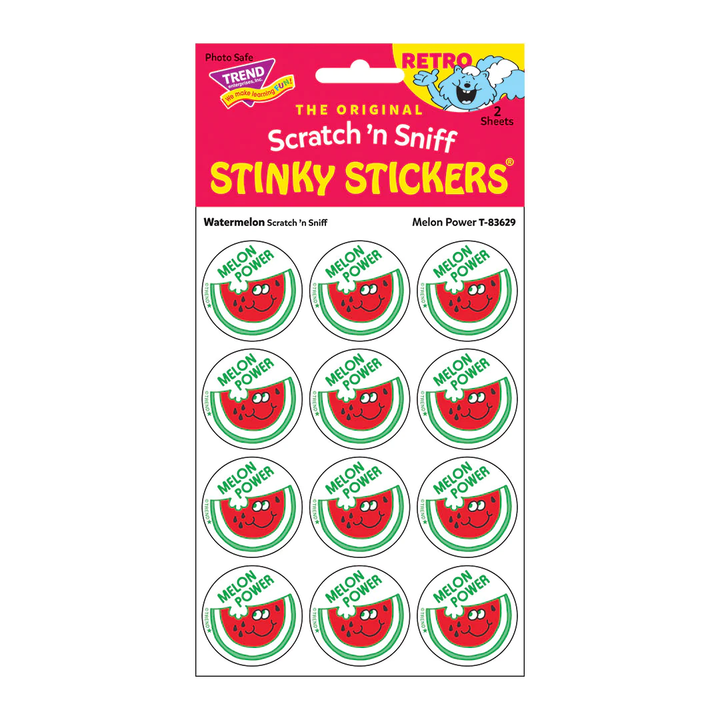 NEW Retro Scratch and Sniff Stinky Stickers- Available in Different Scents