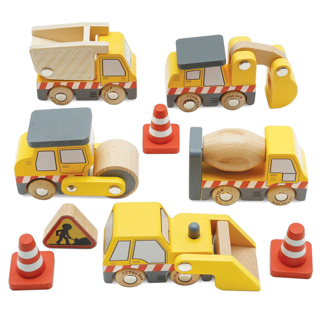 Construction Cars and Trucks Set