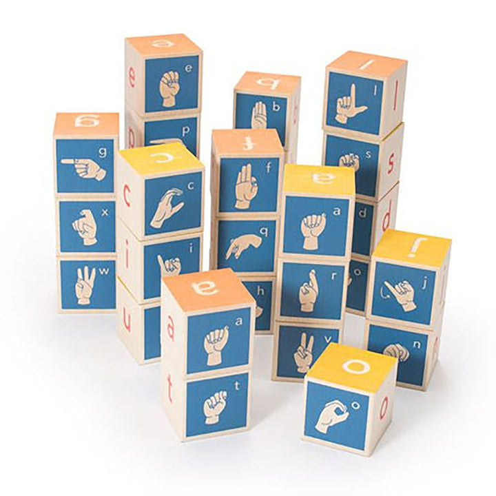 Sign Language ABC Blocks