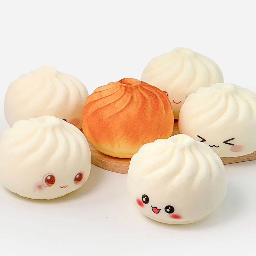 Find the Grilled Dumpling! Figure Random Squishy Fidget Toy