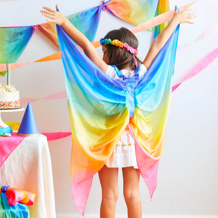 NEW Rainbow Silk Wings