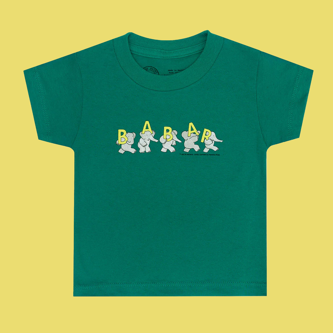 NEW Babar Green Kids' T-Shirt