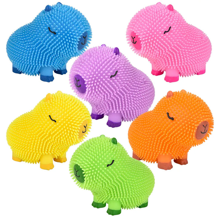 Capybara Colorful Puffer Squish Toy