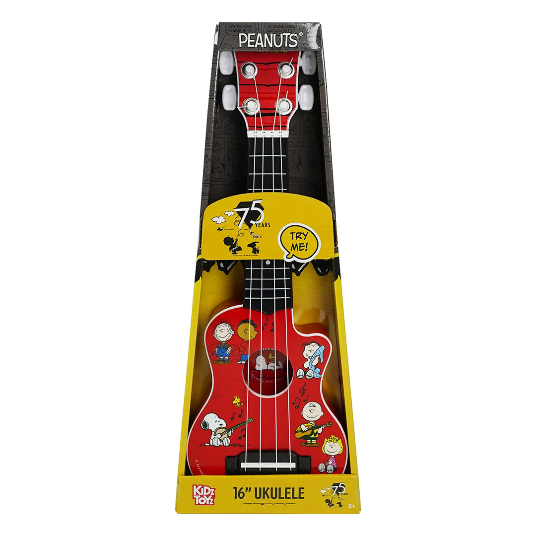 Peanuts Musical Toy – 16 Inch Ukulele Guitar