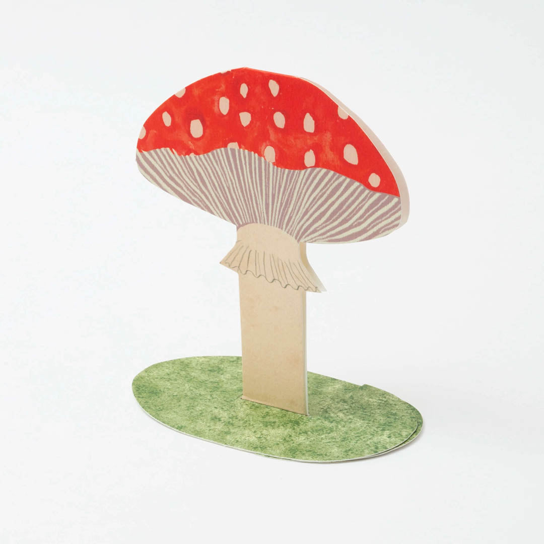 NEW Greeting Card - Toadstool Stand-Up Card