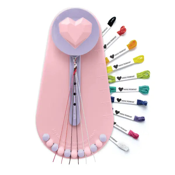 NEW My Friendship Bracelet Maker, 20 Pre-Cut Threads- Blush