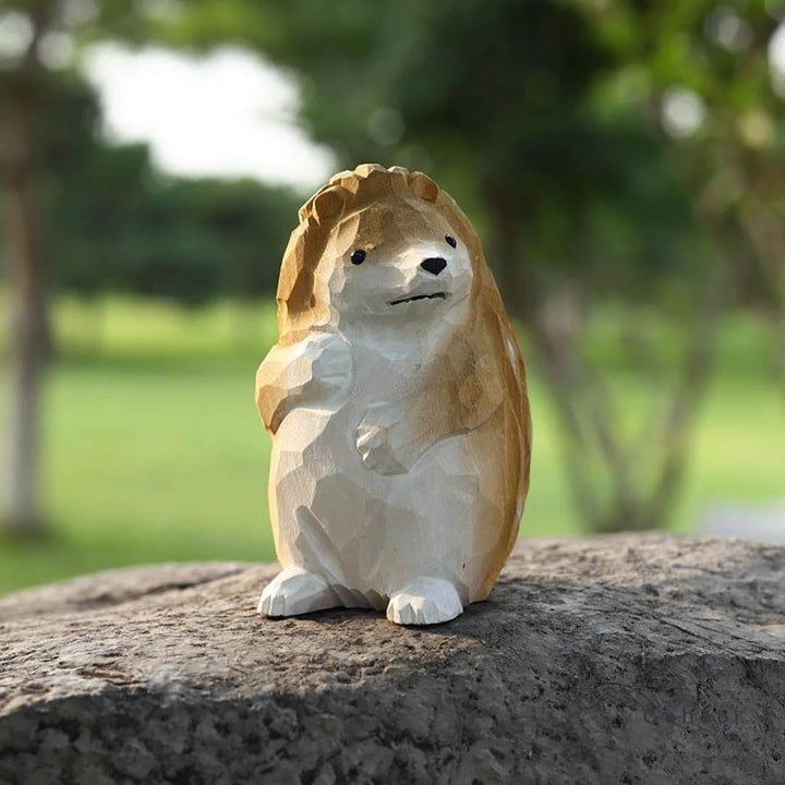Handmade Wooden Animal- Hedgehog
