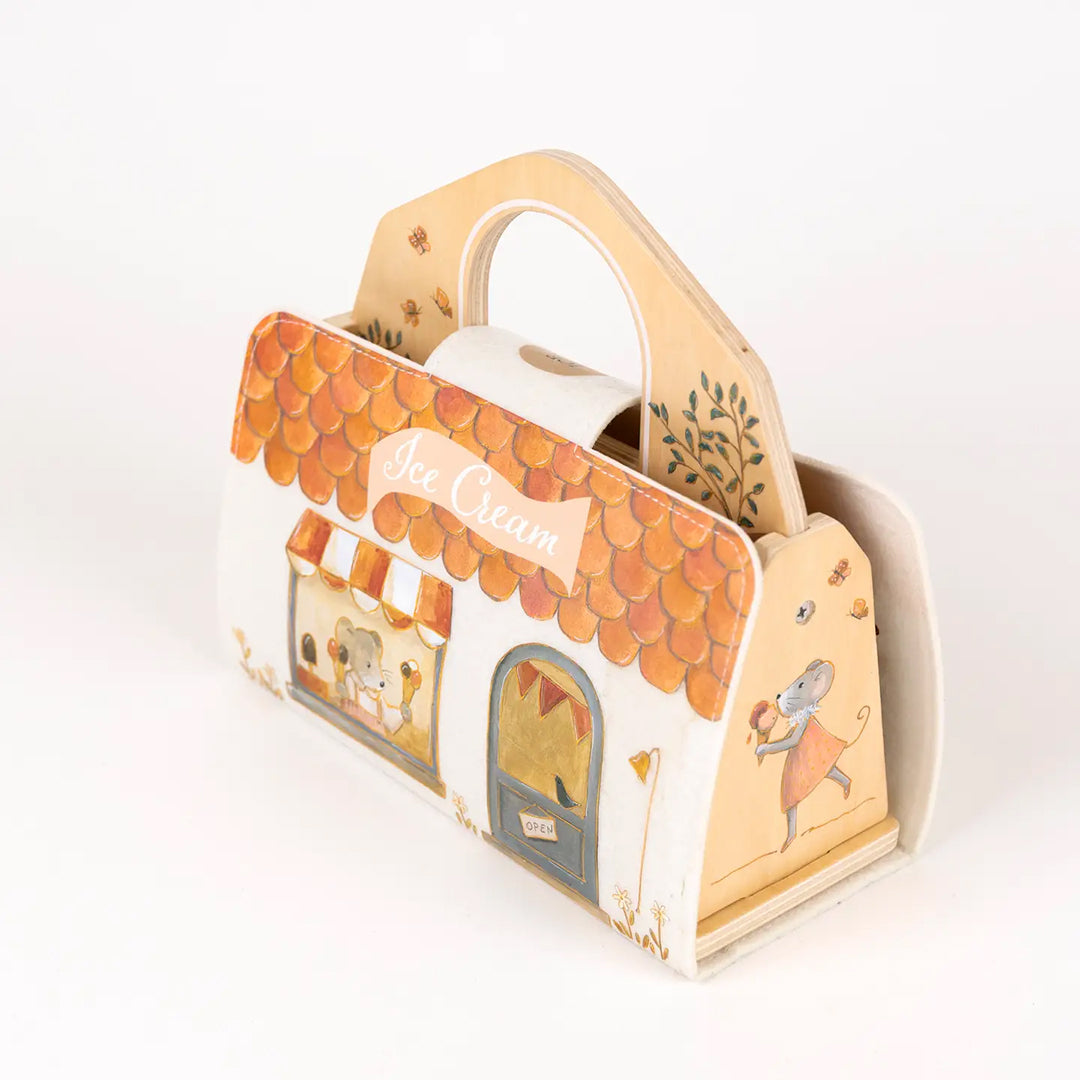 Mini Friends Ice Cream Shop Wooden Playset