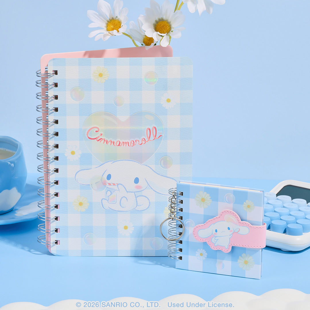 Sanrio Sweet Daisies Cinnamoroll On-the-Go Mini Notebook