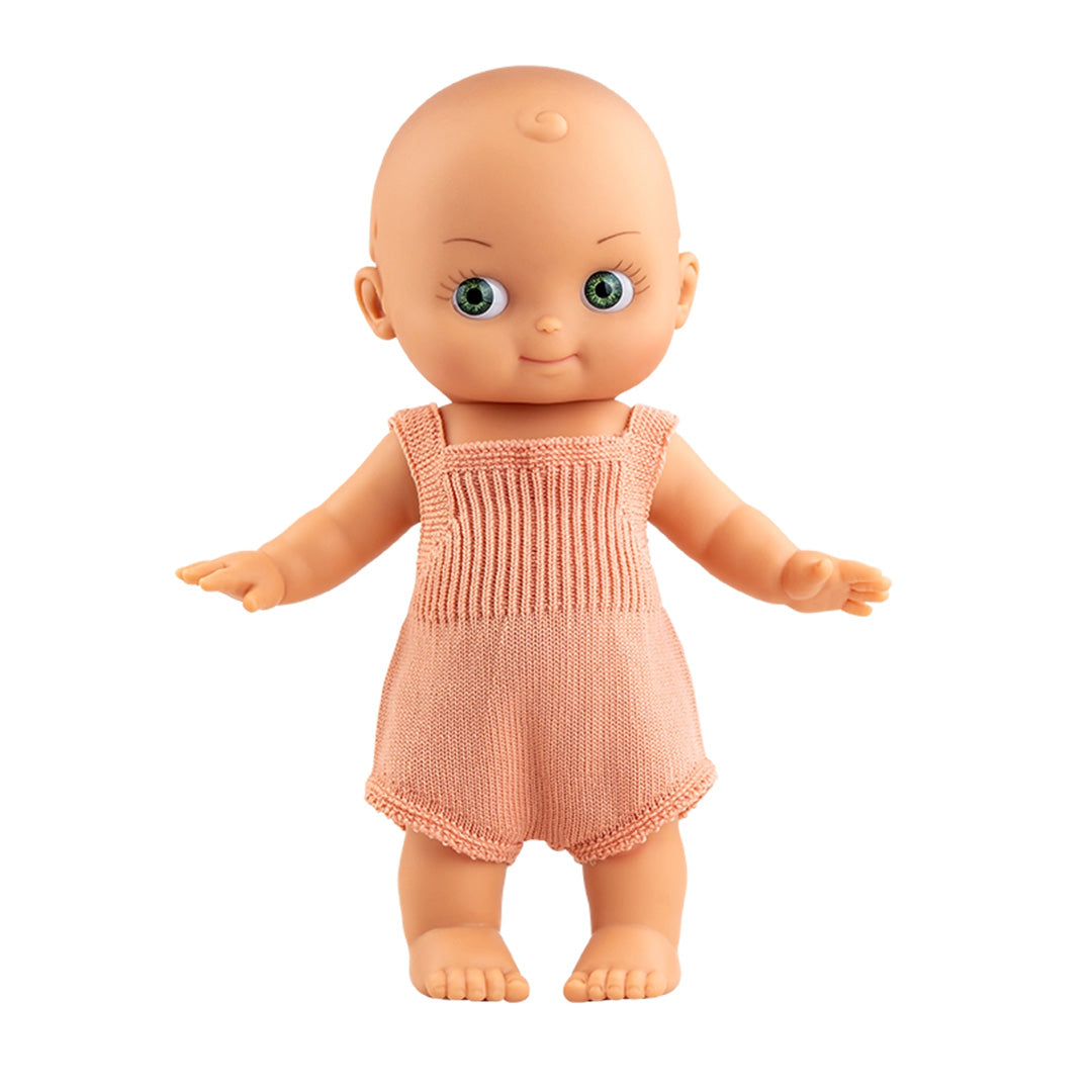 Mini Pancha Doll - Coral Romper