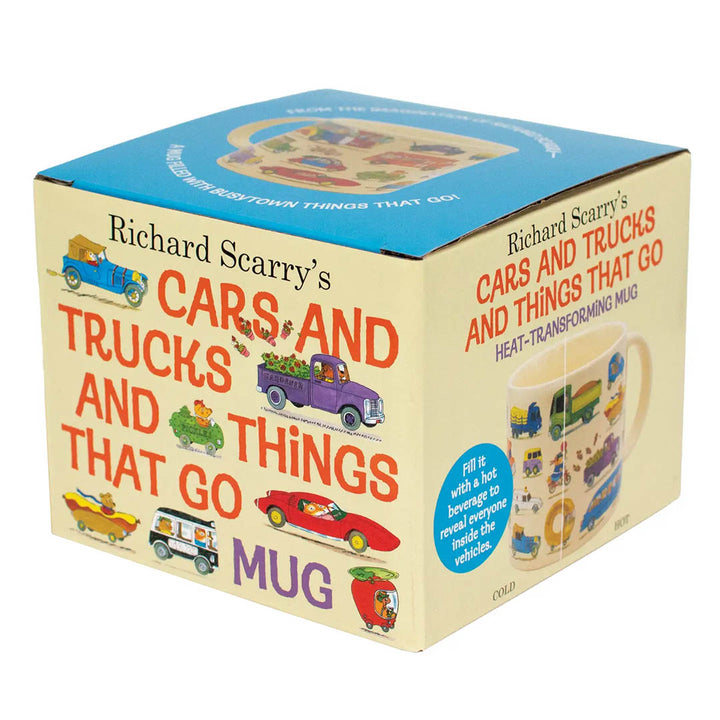 NEW Richard Scarry Cars and Trucks Heat-Transforming Mug