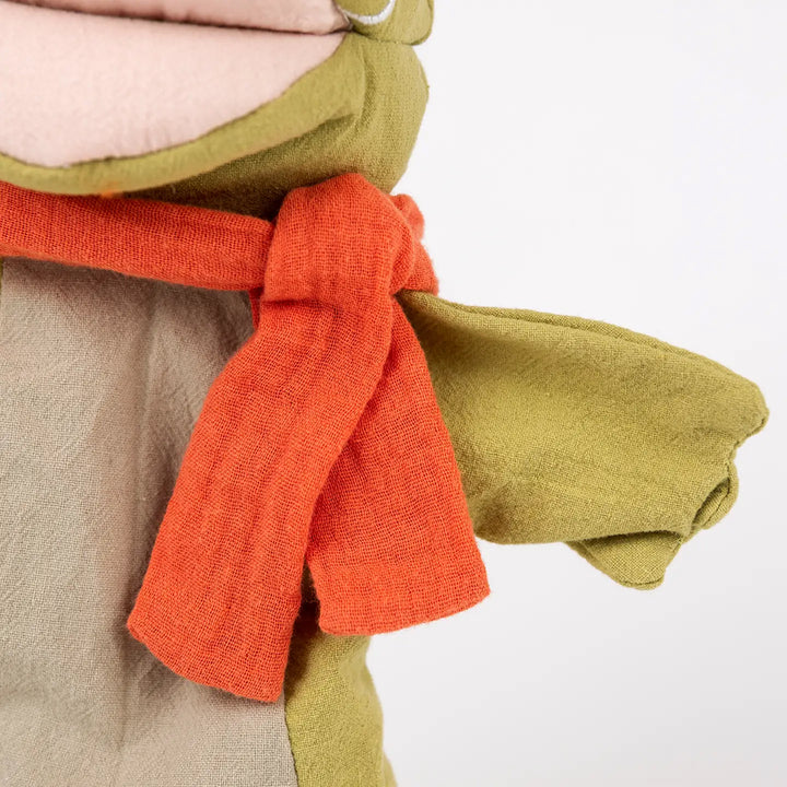 French Frog Hand Puppet