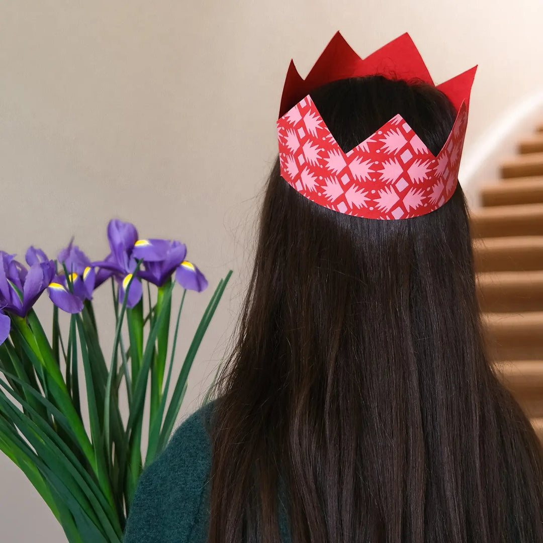 Pink Paper Crowns