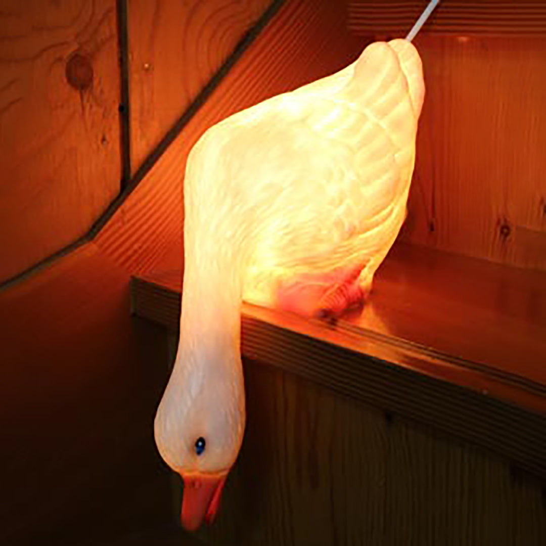 Duck Looking Down Night Light Lamp