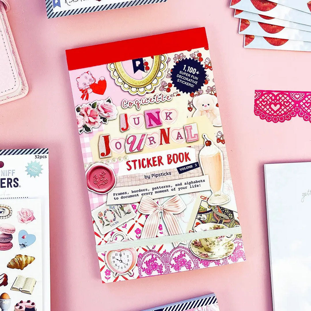 Coquette Junk Journal Sticker Book