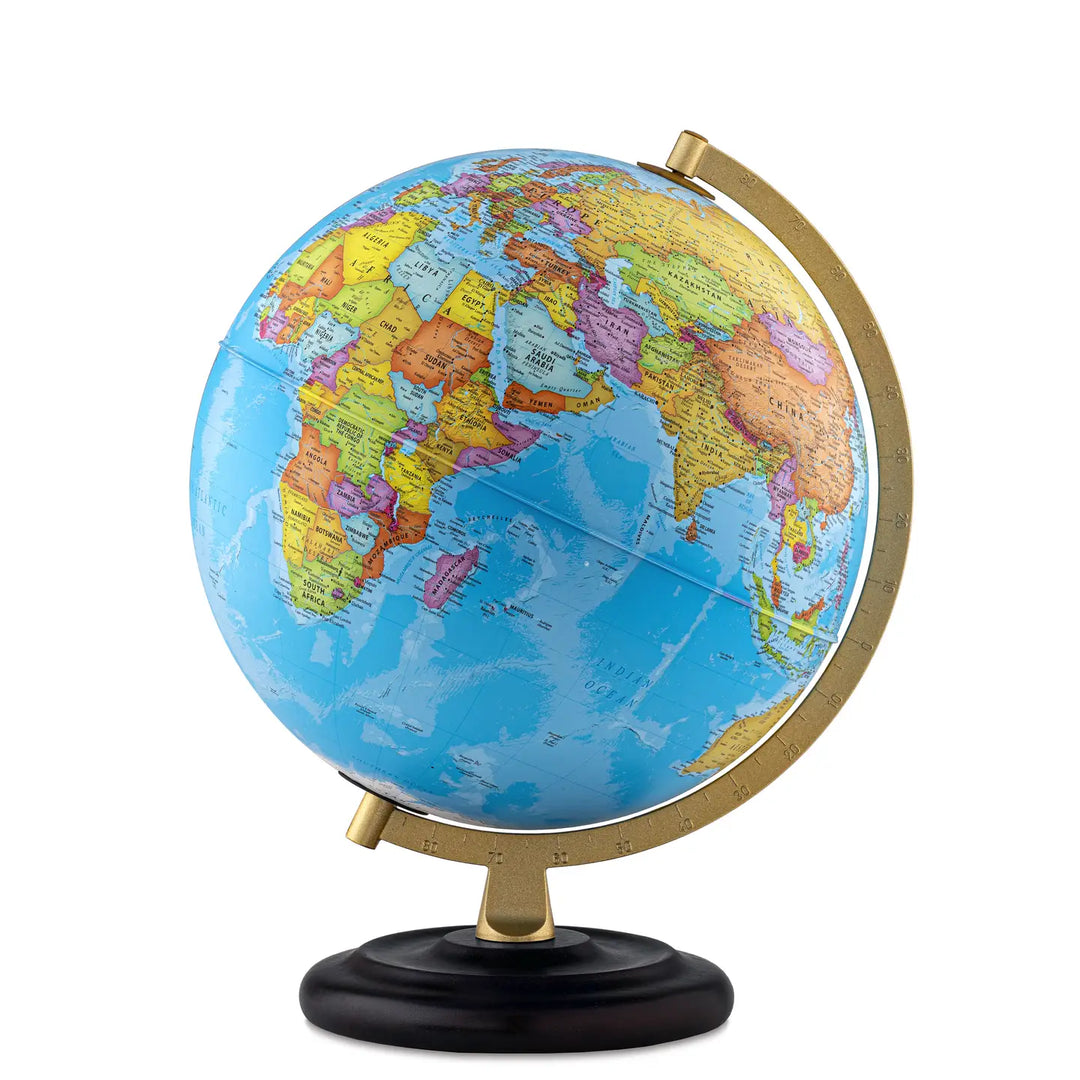 NEW Classic Globe Light Lamp- Wood Base