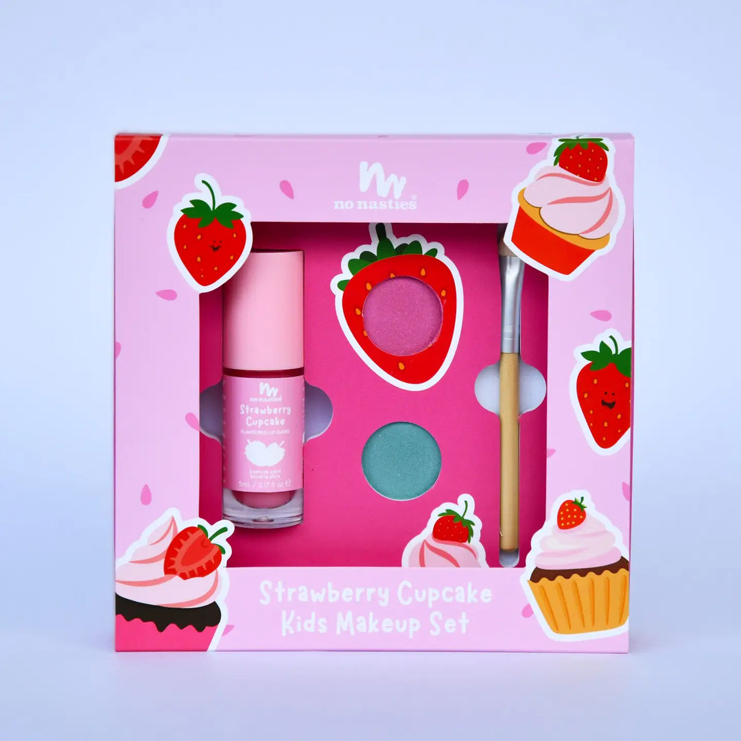 Natural Kids Strawberry Cupcake Makeup Gift Set